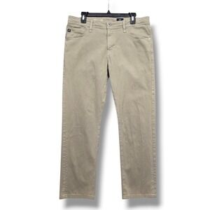 Adriano Goldschmied Graduate‎ Tailored Leg Pants Mens 33 x 29 HEMMED Khaki